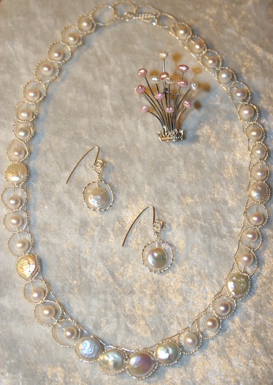 Freshwater Pearl Necklace Set IMG_9319 rdcd