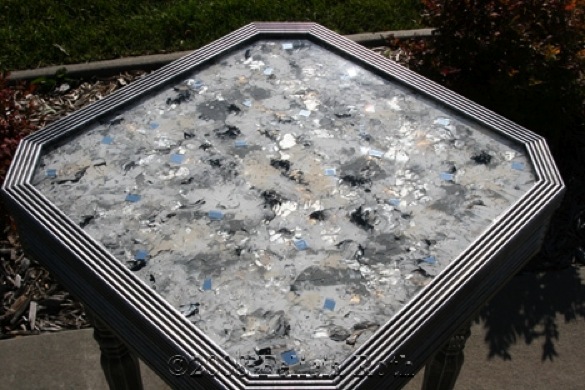 Glamour Side Table Top 72pxwtmk