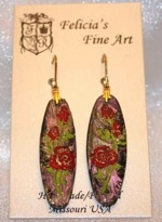 "Garden Romance" Series - Rose Earrings