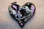 "Random Hearts" Series- Contemporary Heart Pin/Brooch