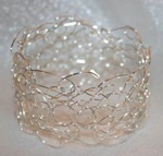 "Wild Woven" Series - Contemporary Silver Bracelet